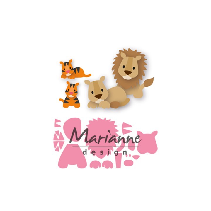 (COL1455)Collectables Eline's lion/tiger