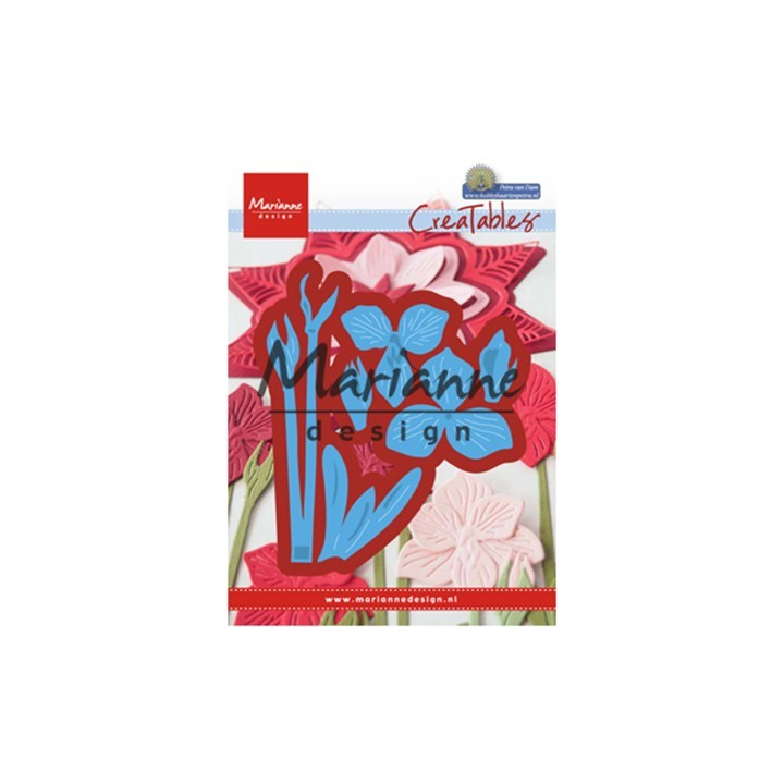 (LR0539)Creatables stencil Petra's amaryllis