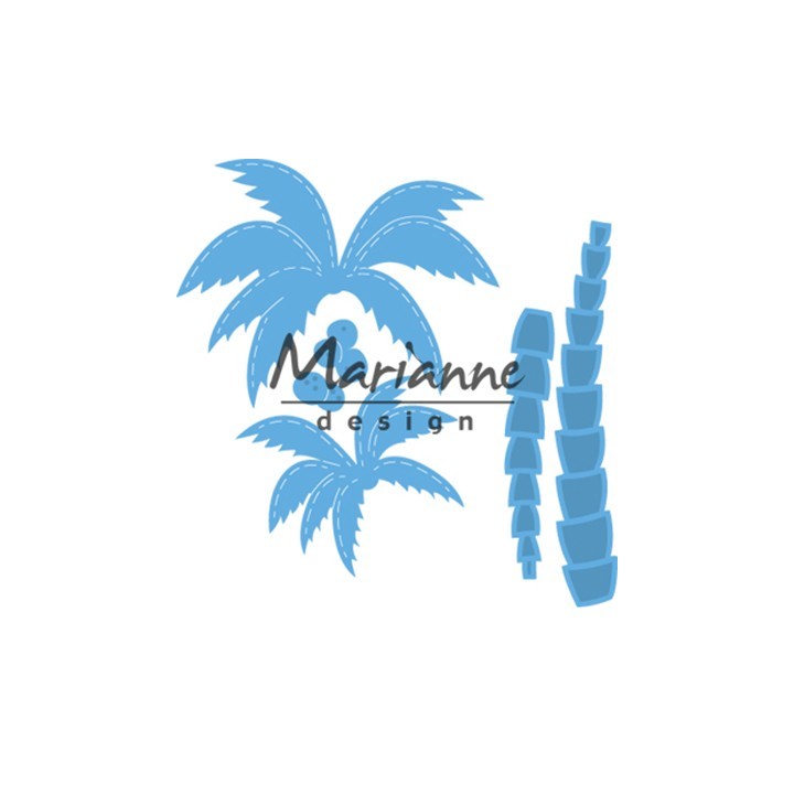 (LR0541)Creatables stencil  Palm trees