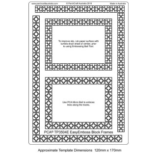 (TP3504E)PCA® EasyEmboss Block Frames & Borders