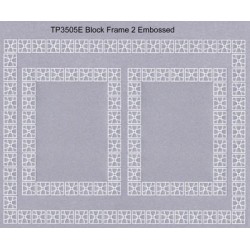 (TP3504E)PCA® EasyEmboss Block Frames & Borders