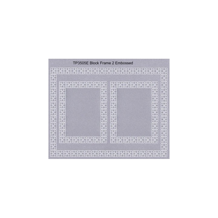 (TP3504E)PCA® EasyEmboss Block Frames & Borders