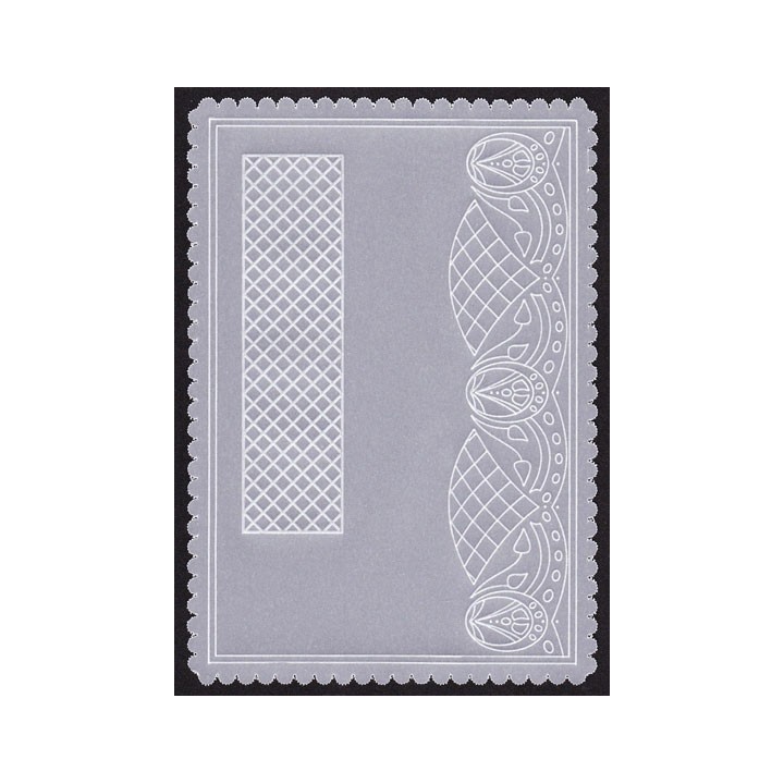 (TP102224F)PCA® EasyEmboss FINE Rectangle with Side Bar & EasyEdge