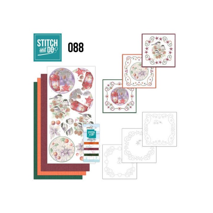 (STDO088)Stitch and Do 88 - Christmas Florals