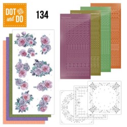 (DODO134)Dot and Do 134 - Purple Flowers