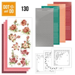 (DODO130)Dot and Do 130 - Precious Marieke - Timeless Red Flowers