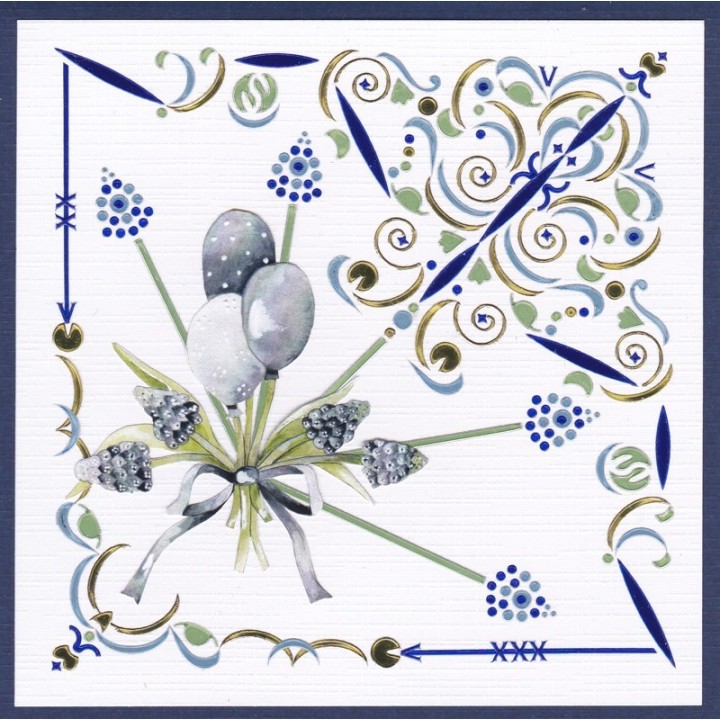 (DODO122)Dot and Do 122 - Precious Marieke Blauwe Druifjes