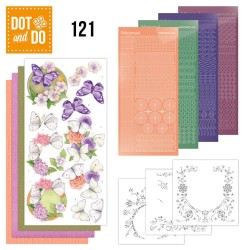 (DODO121)Dot and Do 121 - Jeanine`s Art - Vlinders en Bloemen