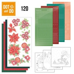 (DODO120)Dot and Do 120 - Jeanine's Art - Kerstbloemen