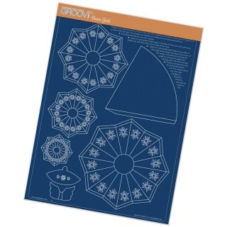 (GRO-TE-41020-16)Groovi plate A4 CHRISTMAS TREE