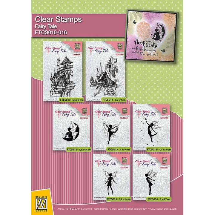 (FTCS015)Nellie's Choice Clear Stamp Fairy tale-13