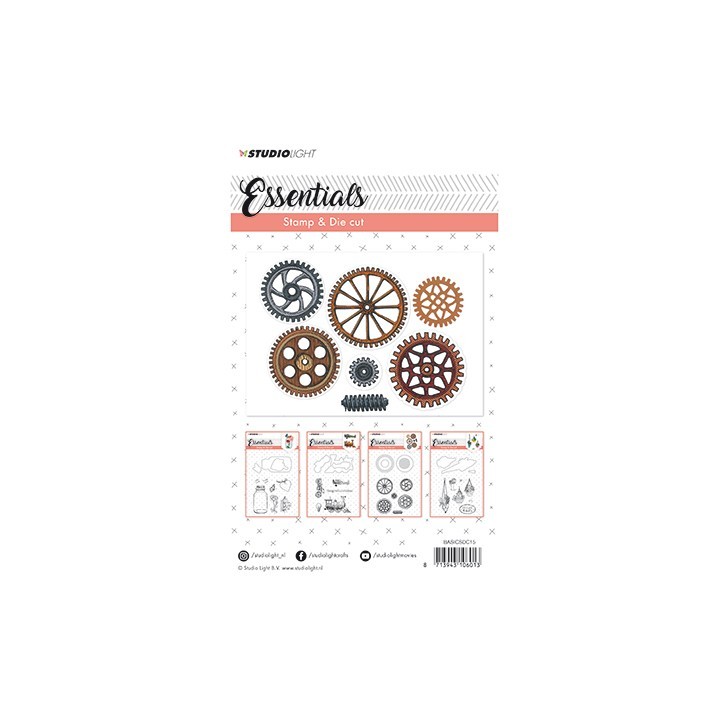 (BASICSDC15)Studio light Stamp & Die Cut Essentials nr.15