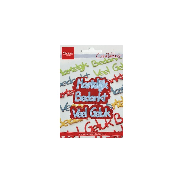(LR0221)Creatables bedankt, veel geluk