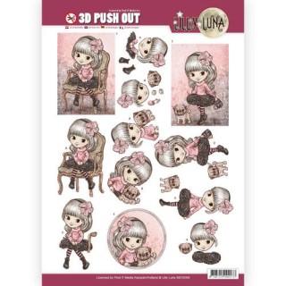 (SB10209)3D Pushout - Lilly Luna - Beautiful in Pink