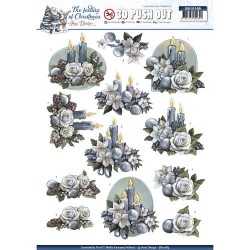 (SB10189)3D Pushout - Amy Design - The feeling of Christmas - Christmas candles