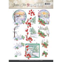 (SB10171)3D Pushout - Jeanines Art - Christmas Classics