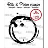 (CLBP120)Crealies Clearstamp Bits & Pieces no. 120 coffee stain L
