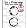 (CLBP123)Crealies Clearstamp Bits & Pieces no. 123 coffee stains M