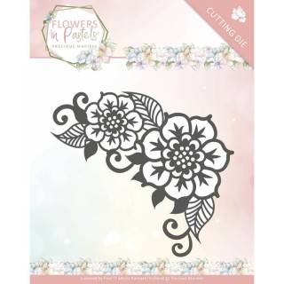 (PM10136)Dies - Precious Marieke - Flowers in Pastels - Floral Corner