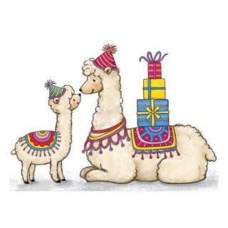 (CL519)Wild Rose Studio`s A7 stamp set Lama Mum and Baby