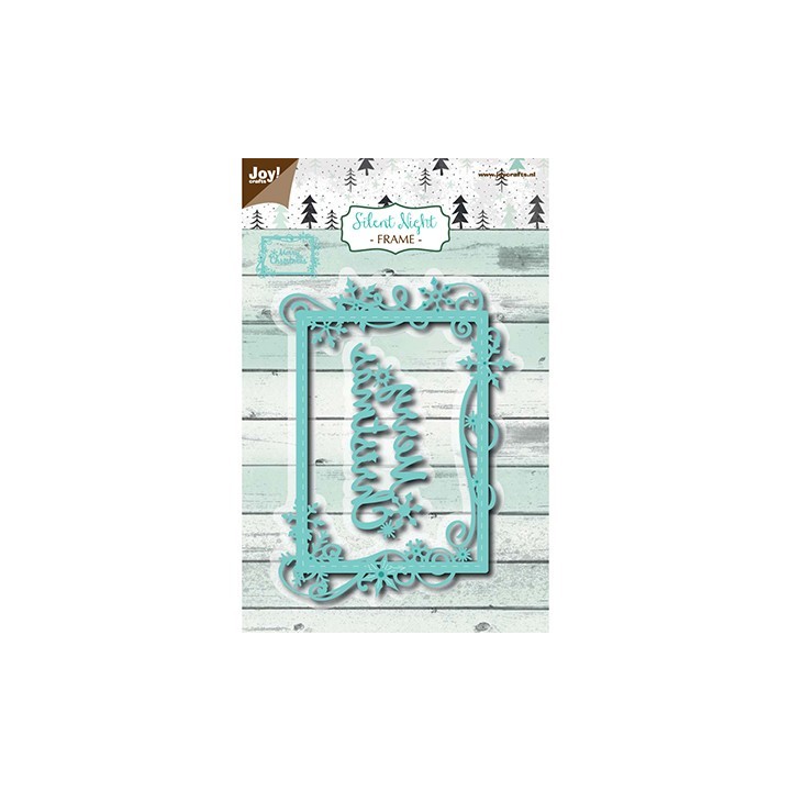 (6002/1145)Cutting & Embossing Silent Night - Merry Christmas frame
