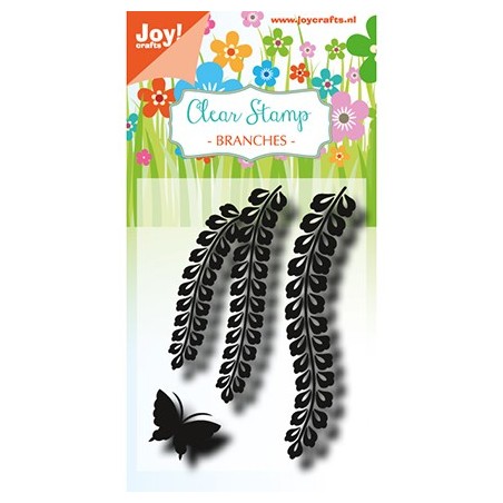 (6410/0490)Clear stamp Branches with butterfly
