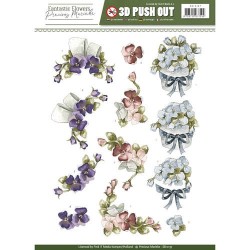 (SB10157)3D Pushout - Precious Marieke - Fantastic Flowers