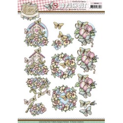 (SB10140)3D Pushout - Yvonne Creations - Spring-tastic