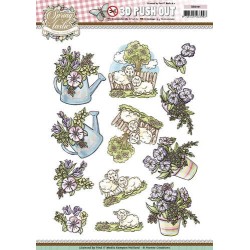 (SB10141)3D Pushout - Yvonne Creations - Spring-tastic