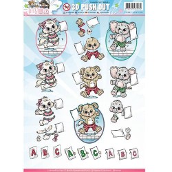(SB10146)3D Pushout - Yvonne Creations - Tots and Toddlers