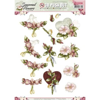 (SB10134)3D Pushout - Precious Marieke - Seasonal Flowers
