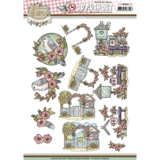 (SB10138)3D Pushout - Yvonne Creations - Spring-tastic