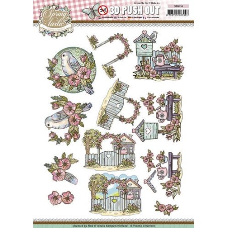 (SB10138)3D Pushout - Yvonne Creations - Spring-tastic