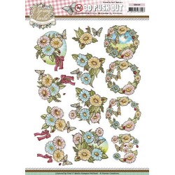 (SB10139)3D Pushout - Yvonne Creations - Spring-tastic