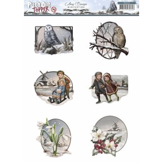 (SB10125)3D Topper - Amy Design - Wintertide