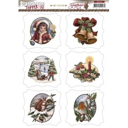 (SB10110)3D Topper - Amy Design - Christmas Greetings