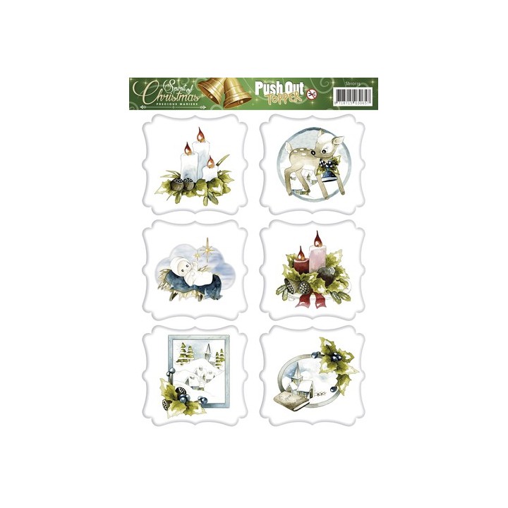 (SB10115)3D Topper - Precious Marieke - Spirit of Christmas