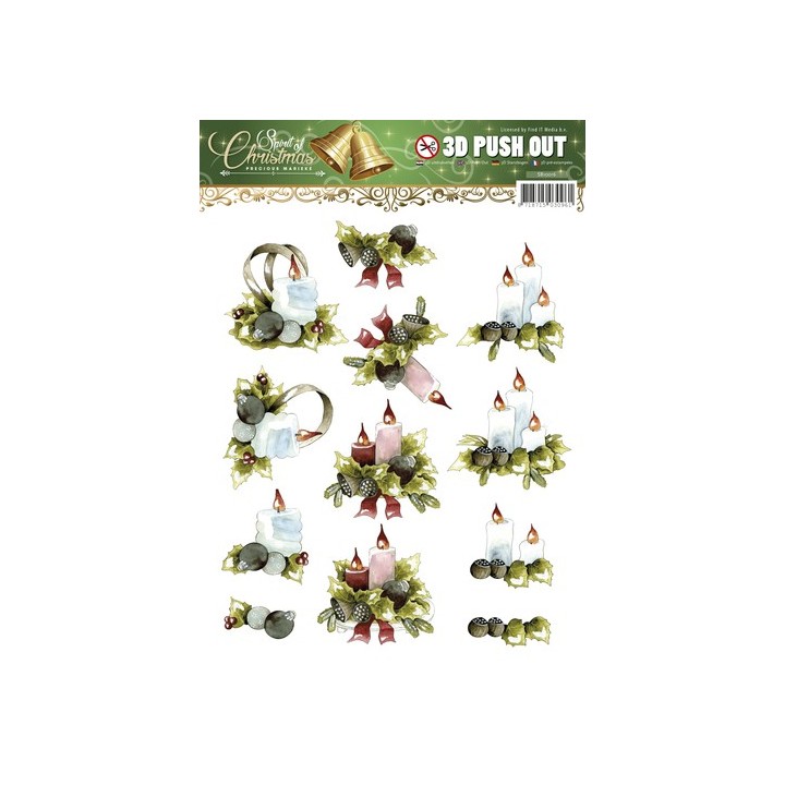 (SB10116)3D Pushout - Precious Marieke - Spirit of Christmas
