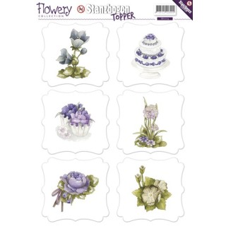 (SB10104)3D Topper - Precious Marieke - Flowery