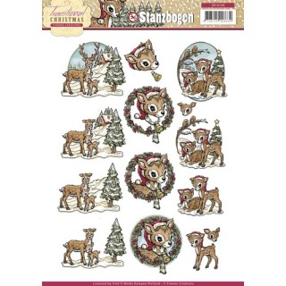 (SB10106)3D Pushout - Yvonne Creations - Traditional Christmas