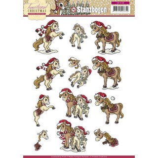 (SB10108)3D Pushout - Yvonne Creations - Traditional Christmas