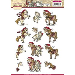 (SB10108)3D Pushout - Yvonne Creations - Traditional Christmas