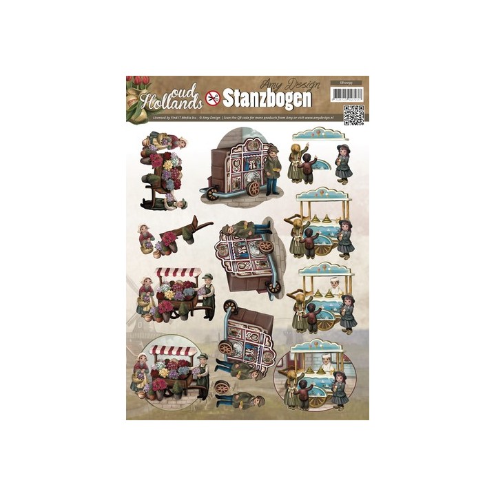 (SB10093)3D Pushout - Amy Design - Oud Hollands