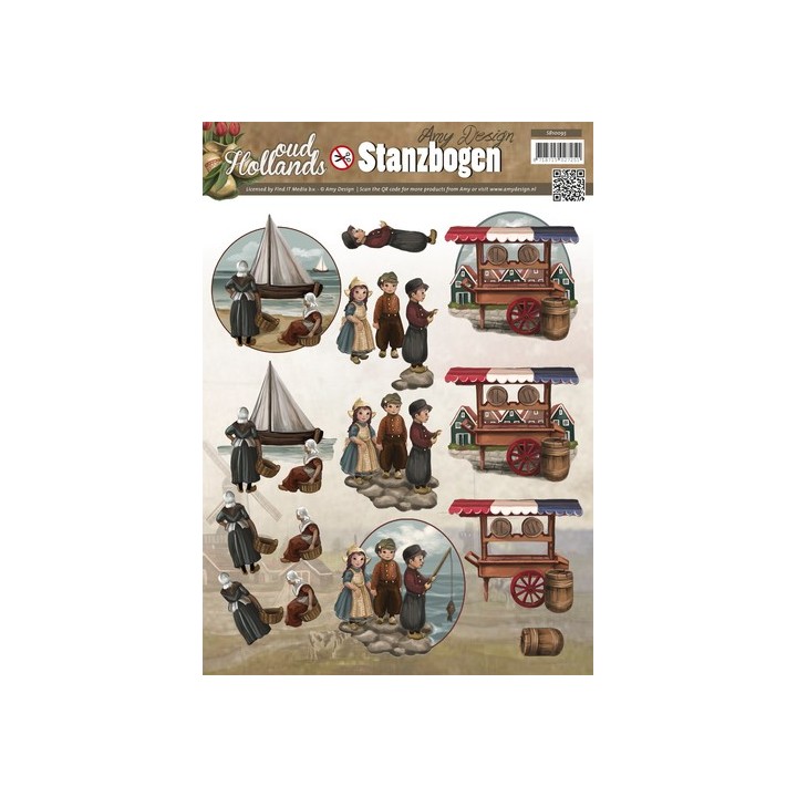 (SB10095)3D Pushout - Amy Design - Oud Hollands