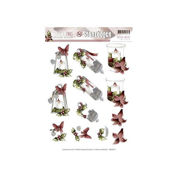 (SB10047)3D Pushout - Precious Marieke - Charming Xmas
