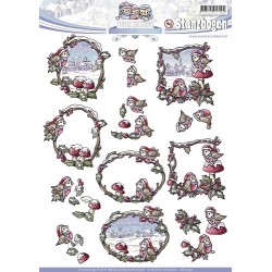 (SB10042)3D Pushout - Yvonne Creations - Colourful Christmas