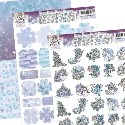(YCMIN10002)3D Yvonne Creations - Magical winter - Minis & Labels