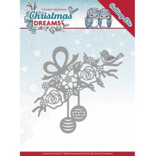(YCD10146)Dies - Yvonne Creations - Christmas Dreams - Bauble Ornament