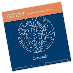 (GRO-FL-41022-01)Groovi® Baby plate A6 CAMOMILE ROUND