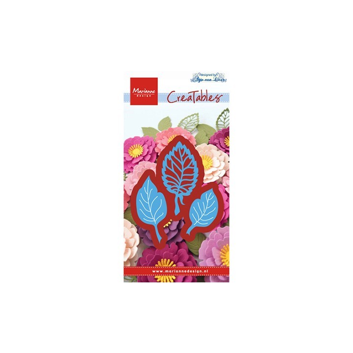 (LR0547)Creatables stencil Anja's leaf set